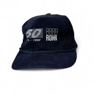 ROHR Racing Blue Corduroy Rope Trucker Hat